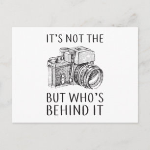 Carte Postale Photographe Caméra Drôle Idée cadeau