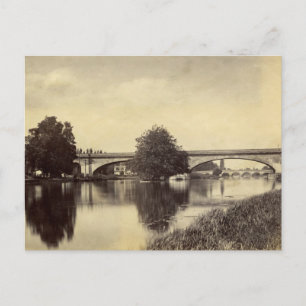 Carte Postale Photographie antique du pont ferroviaire de Maiden