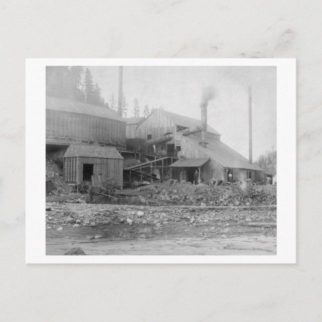 Carte Postale Photographie de la fonderie Deadwood et Delaware (Devant)