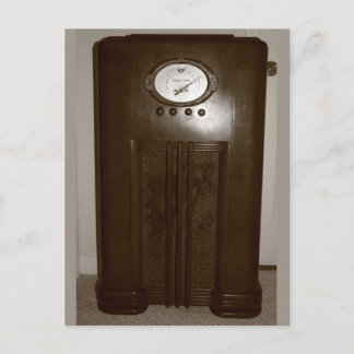 Carte Postale Photographie de radio vintage