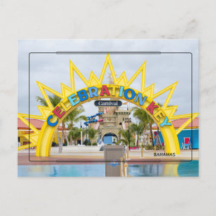 Carte Postale Photographie de voyage tropicale des Caraïbes Souv