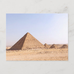 Carte Postale Photographie des pyramides de Gizeh