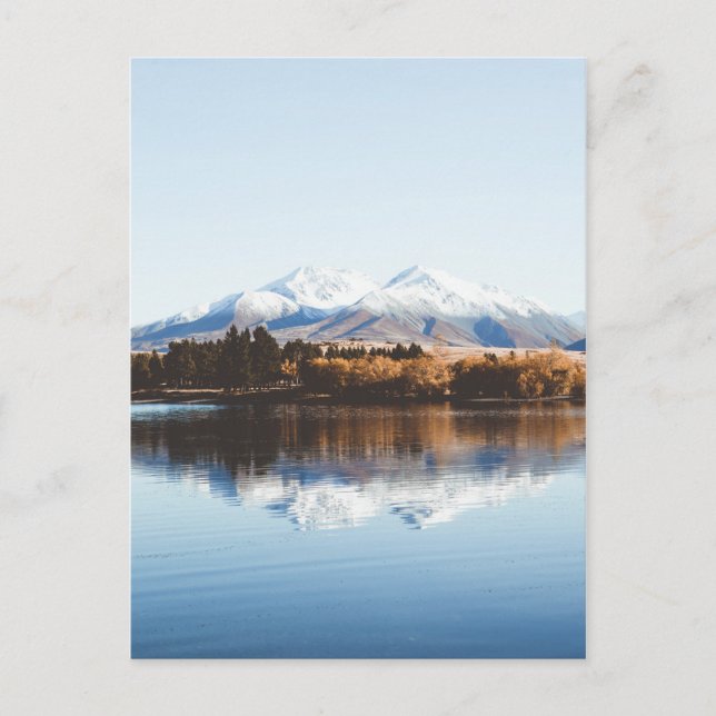 Carte Postale Photographie du paysage du lac Mountain (Devant)