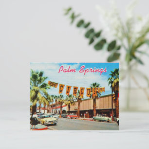 Carte Postale Photographie vintage de Palm Springs, Californie, 