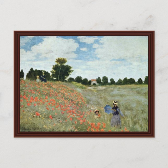 Carte Postale Photos De Claude Monet (Devant)