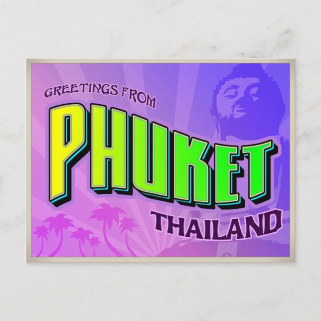 CARTE POSTALE PHUKET (Devant)
