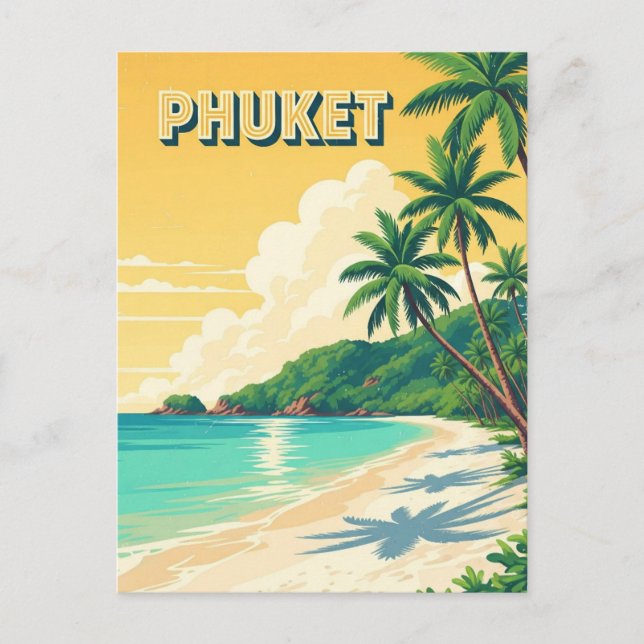 Carte Postale Phuket Patong Beach Thaïlande Travel (Devant)
