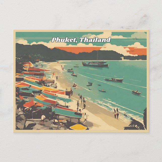 Carte Postale Phuket, Thaïlande (Devant)