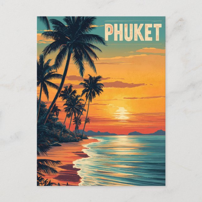 Carte Postale Phuket vintage (Devant)