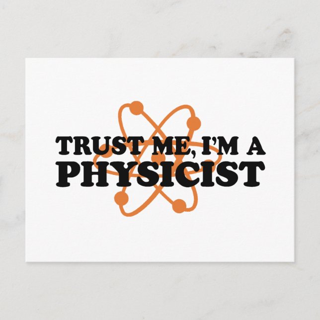 Carte Postale Physicien (Devant)
