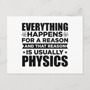 Carte Postale Physicien scientifique   Cadeau d'étude de physiqu