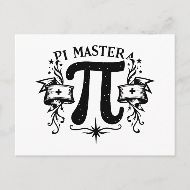 Carte Postale Pi Master (Devant)