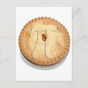 Carte Postale PI PIE CRUST ! Cutie Pie - Célébrez Pi Day! nombre