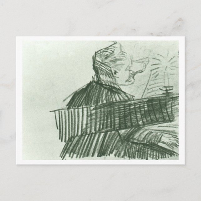 Carte Postale Pianiste, Vincent van Gogh Fine Art (Devant)
