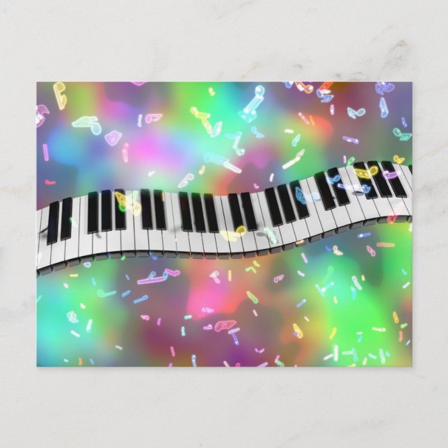 Carte Postale piano (Devant)