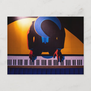 Carte Postale Piano Incroyable