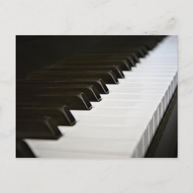 Carte postale Piano Keys (Devant)