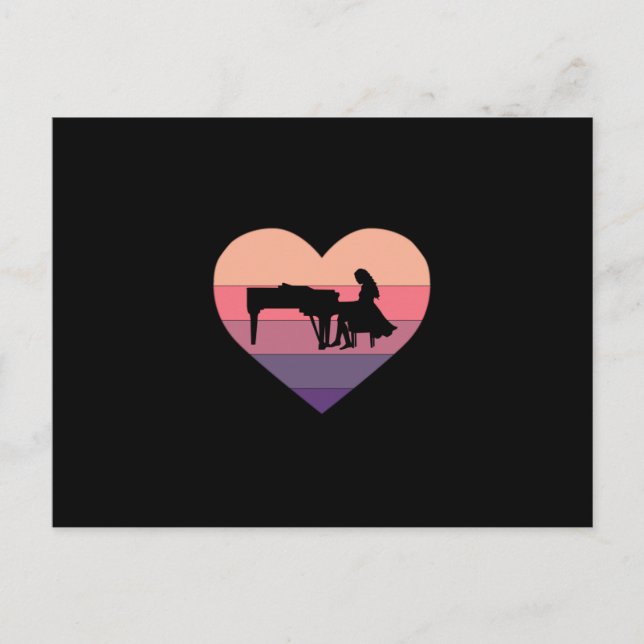 Carte Postale Piano Piano Piano Piano Piano Grand Piano (Devant)
