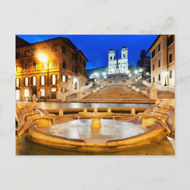 Carte Postale Piazza di Spagna (Devant)