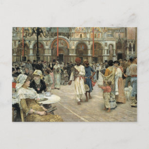 Carte Postale Piazza of Saint Mark's, Venise, 1883 par Willia