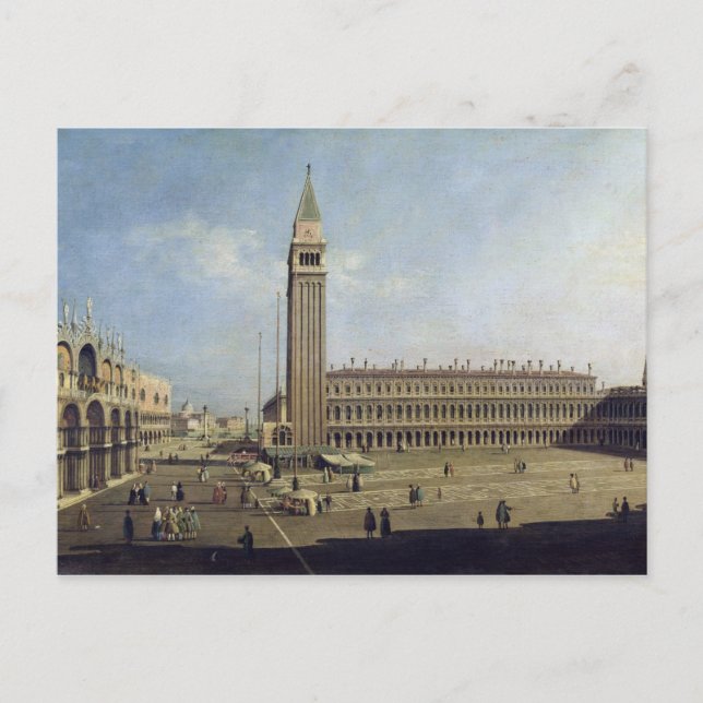 Carte Postale Piazza San Marco, Venise (Devant)