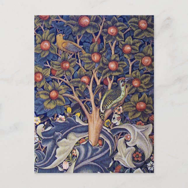 Carte Postale Pic de bois, William Morris (Devant)