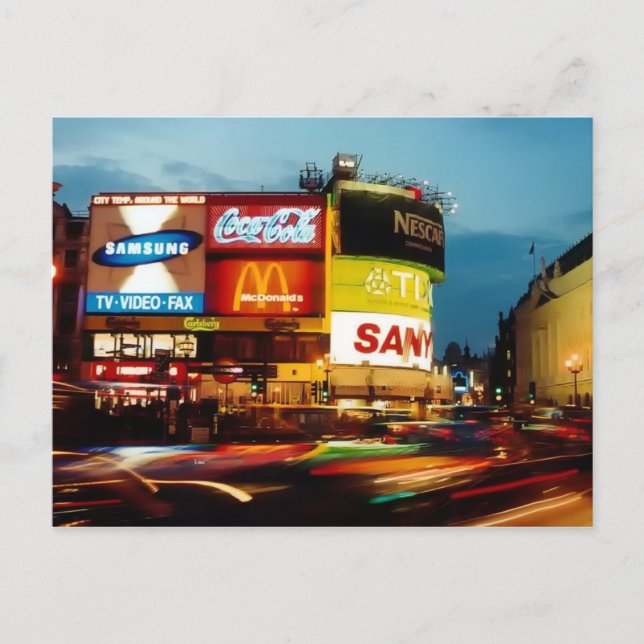 Carte Postale Picadilly Circus - Londres (Devant)