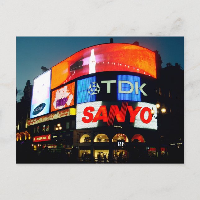 Carte Postale Piccadilly Circus (Devant)