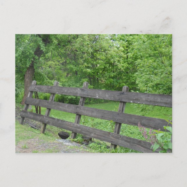 Carte Postale Picket Fence du Vermont (Devant)