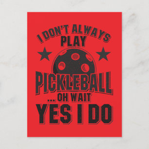 Carte Postale Pickleball