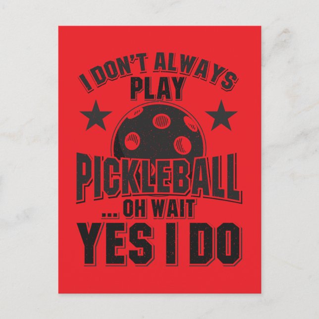 Carte Postale Pickleball (Devant)