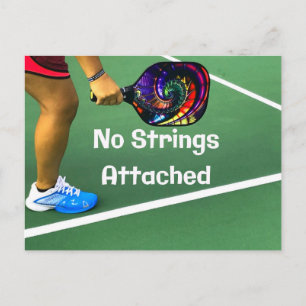 Carte Postale Pickleball Funny No Strings Attaché