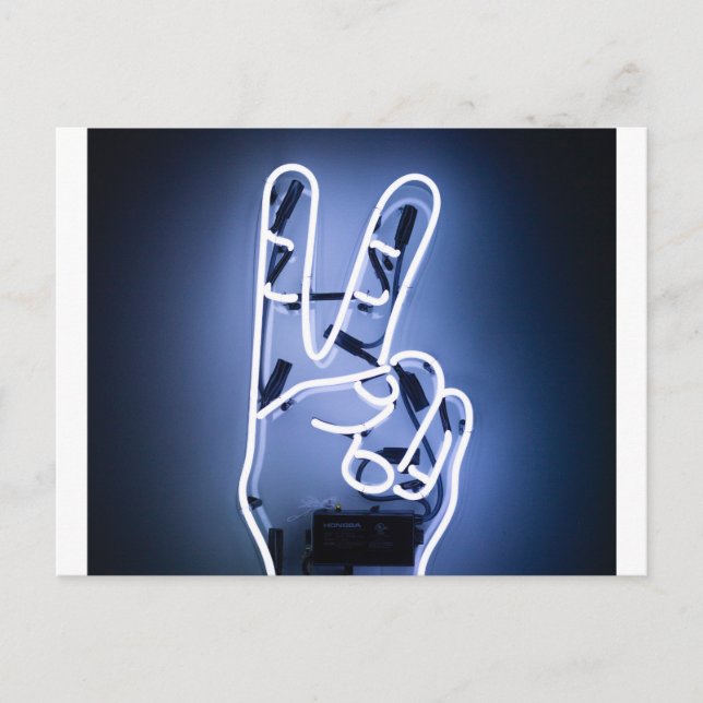 Carte Postale pièce au néon (Devant)