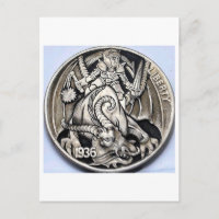 Pièce de nickel de tramp 1936 pièce de nickel de b