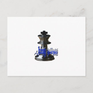 Carte Postale Pièce King Chess