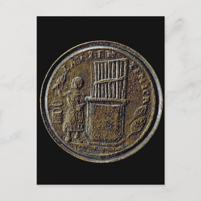 Carte Postale Pièce romaine représentant un orgue (Devant)