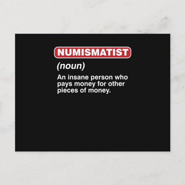 Carte Postale Pièces Collectionneurs de pièces Commerçants Monna (Devant)