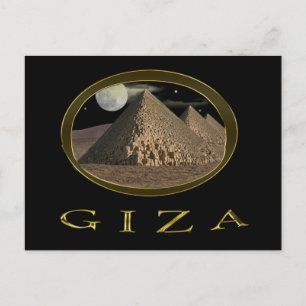 Carte Postale Pièces de pyramides de Gizeh