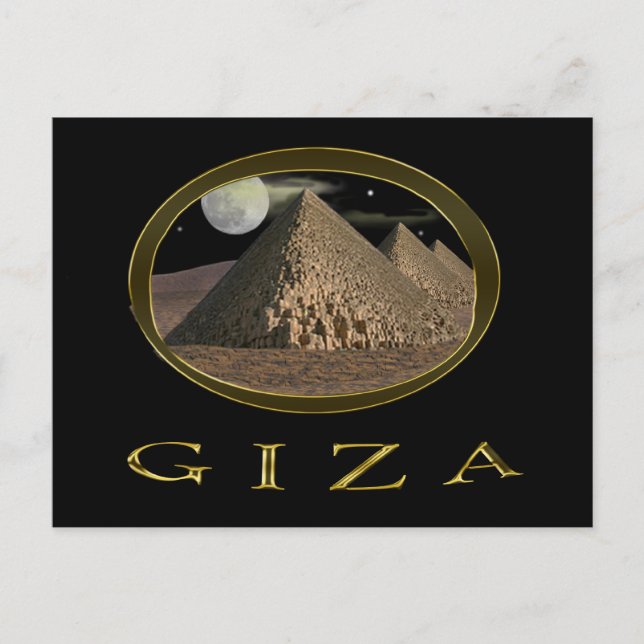 Carte Postale Pièces de pyramides de Gizeh (Devant)