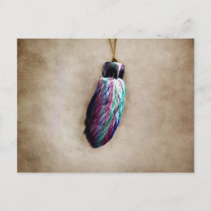 Carte Postale Pied coloré de Lucky Rabbit