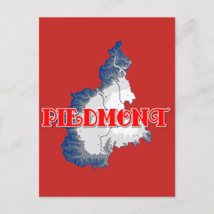 Carte Postale Piémont