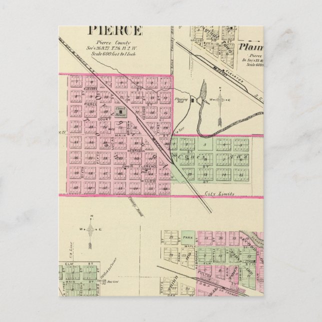 Carte Postale Pierce, Nebraska (Devant)