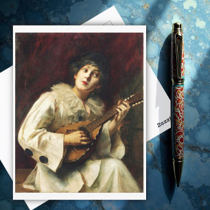 Carte Postale Pierette Jouer la Lute par Paul De La Boulaye