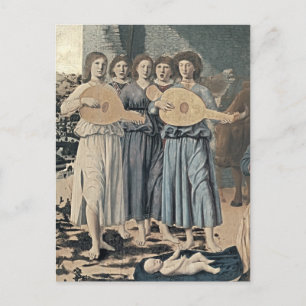 Carte Postale Piero della Francesca - Nativité (détail)