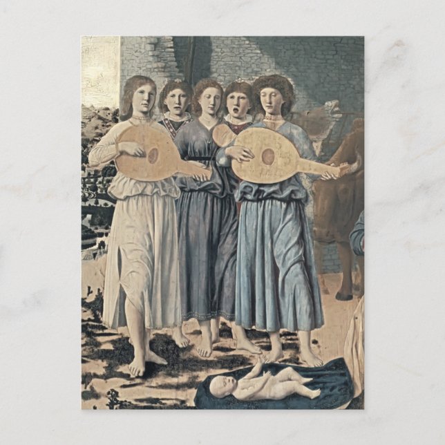 Carte Postale Piero della Francesca - Nativité (détail) (Devant)