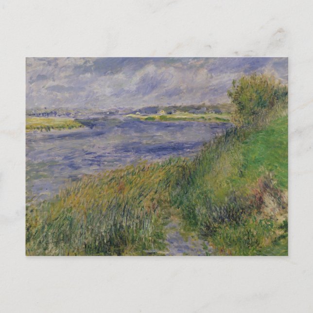 Carte Postale Pierre A Renoir | Bancs de la Seine, Champrosay (Devant)