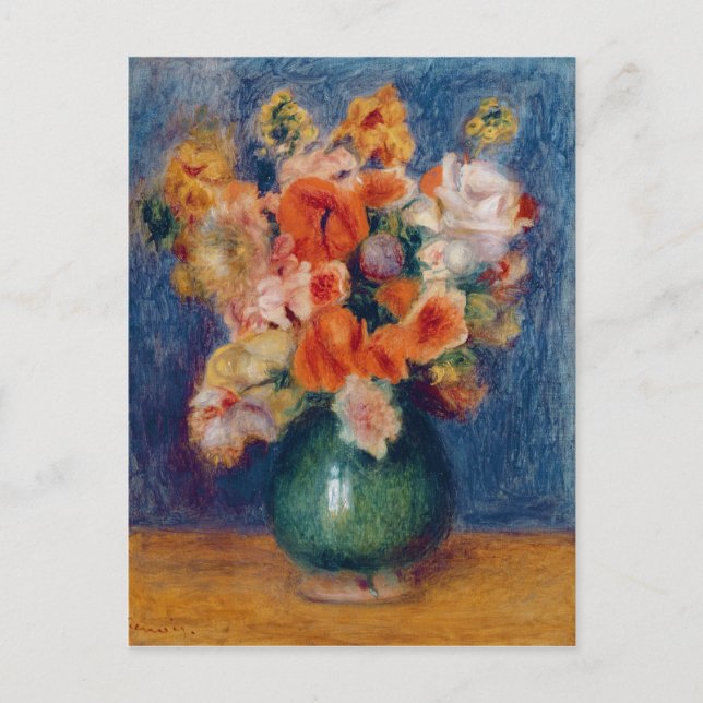 Carte Postale Pierre A Renoir | Bouquet (Devant)