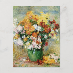 Carte Postale Pierre A Renoir   Bouquet de chrysanthèmes