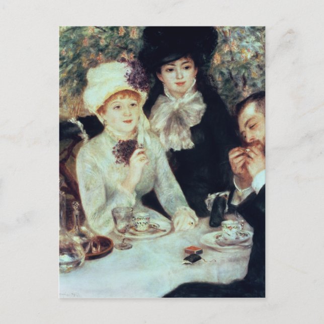 Carte Postale Pierre A Renoir | Fin du déjeuner (Devant)