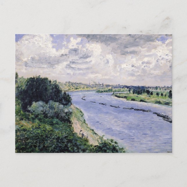 Carte Postale Pierre A Renoir | Négociations sur la Seine (Devant)